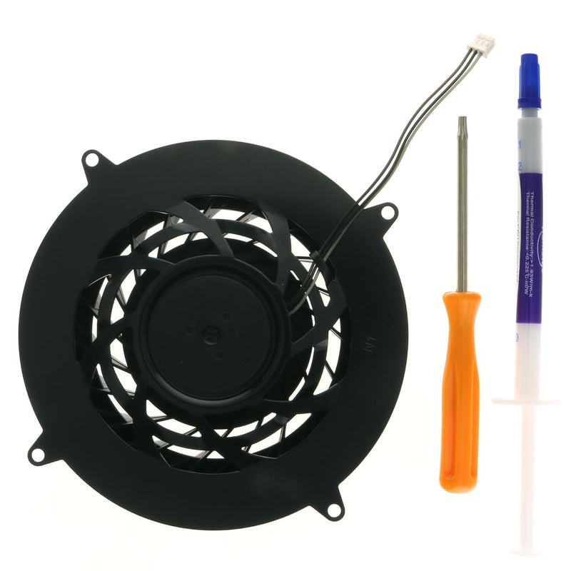 TRADOCK Replacement Internal Cooling Fan for PS5 Pro, 19 Blades Quiet Cooler Fan Compatible with Sony PlayStation 5 PRO PS5 Pro CFI-7000 CFI-7019 CFI-7021 CFI-7022 Series, DC12V 3-Pin PVB120M12H-P01-AE - Image 1